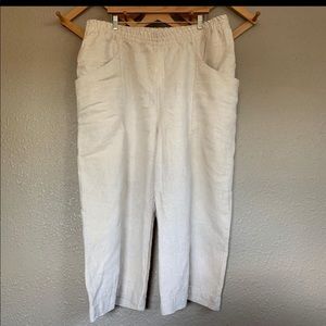 Elizabeth Suzann Clyde culottes flax linen…